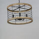 Homestead 5 Light 24 inch Driftwood and Black Chandelier Ceiling Light