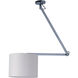 Hotel LED 14.25 inch Polished Chrome Single Pendant Ceiling Light