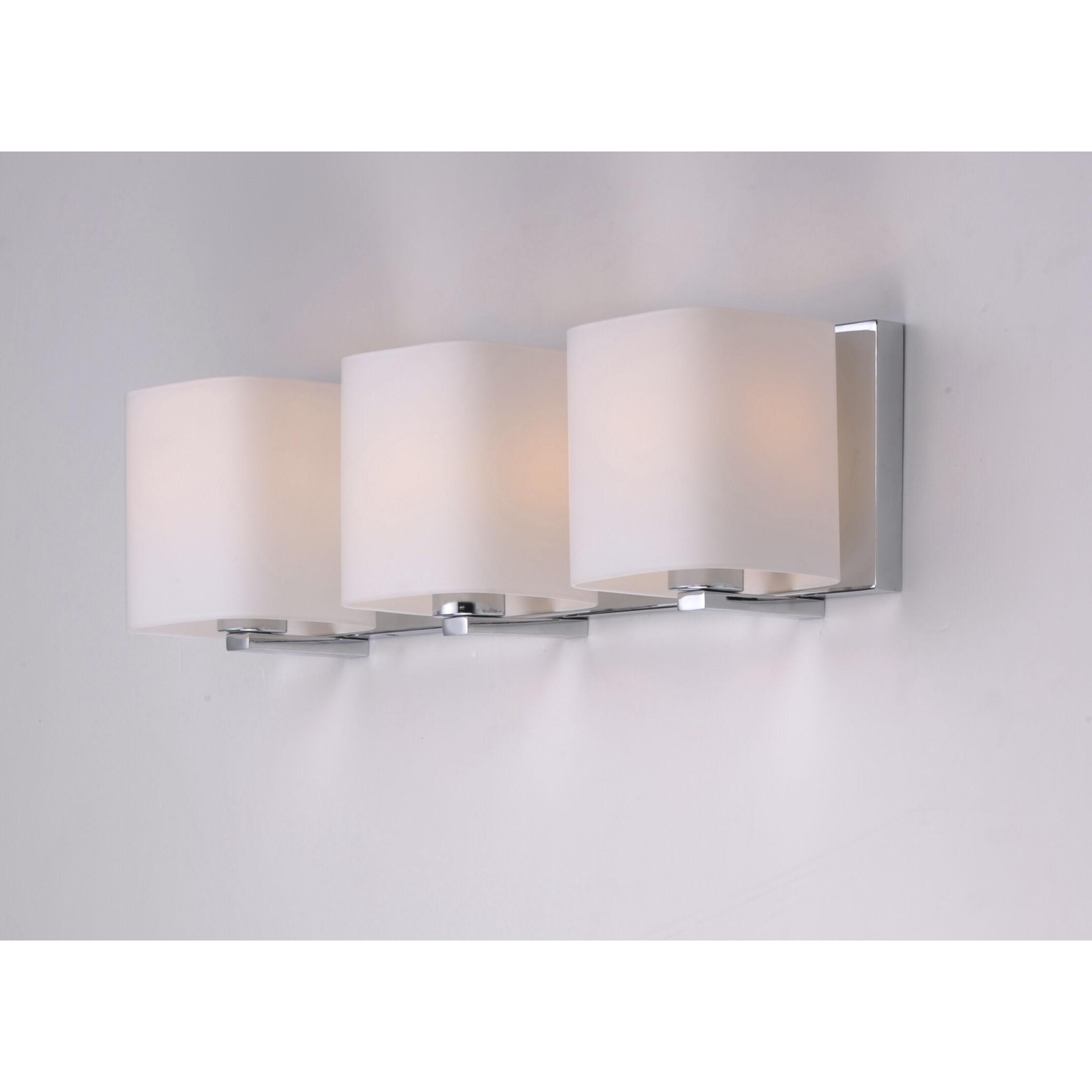 Wrap 3 Light 19 inch Polished Chrome Bath Vanity Wall Light