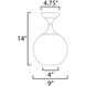 Neve 1 Light 9 inch Black Semi-Flush Mount Ceiling Light