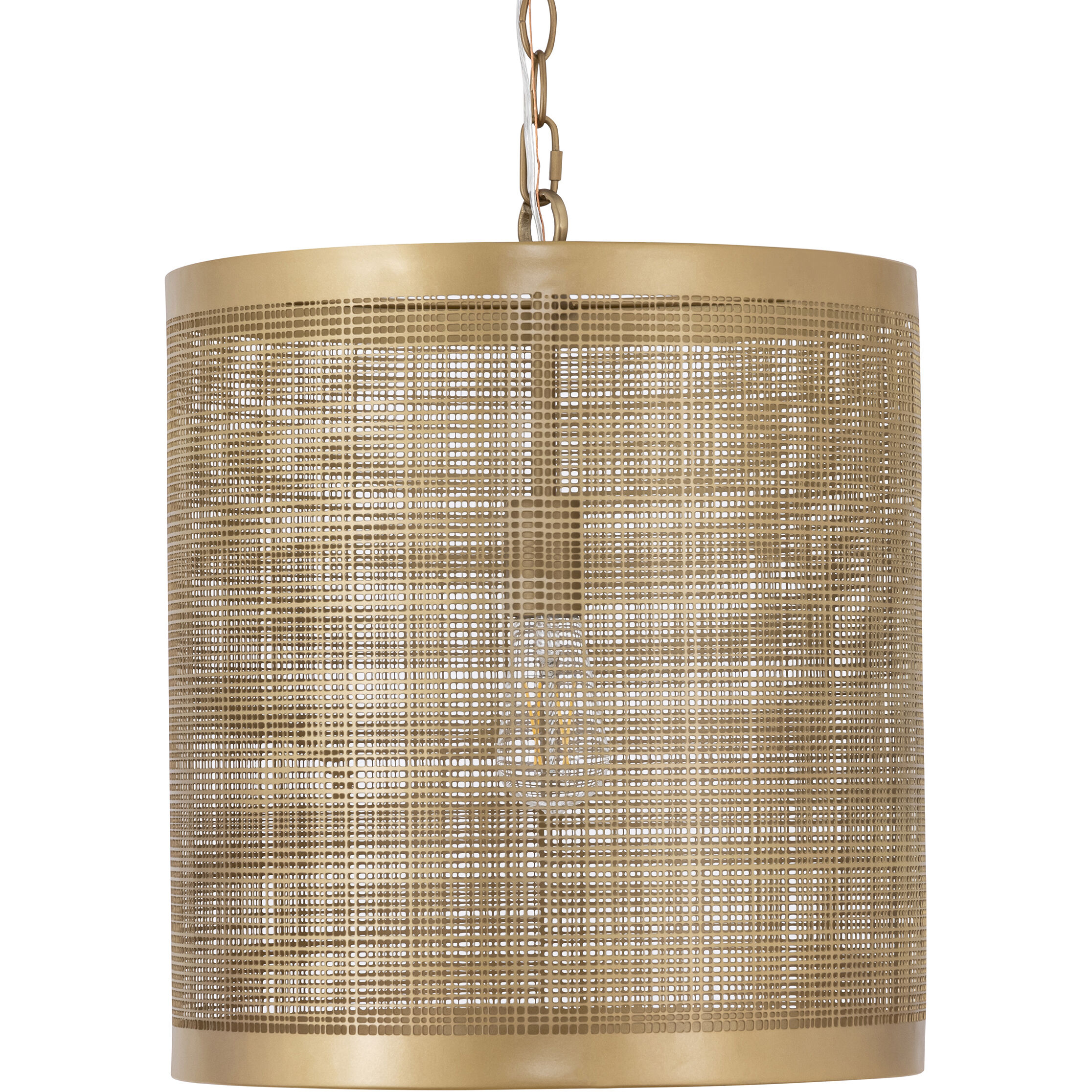 Hatcher 1 Light 15 inch Gold Single Pendant Ceiling Light