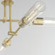 Equilibrium LED 36 inch Natural Aged Brass Single Pendant Ceiling Light