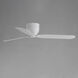 Lowell 52 inch Matte White Indoor Ceiling Fan, Outdoor Ceiling Fan