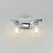 Scoop 2 Light 13.5 inch Polished Chrome Bath Vanity Wall Light in Clear