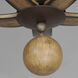 Basque 3 Light 20 inch Driftwood and Anthracite Semi-Flush Mount Ceiling Light