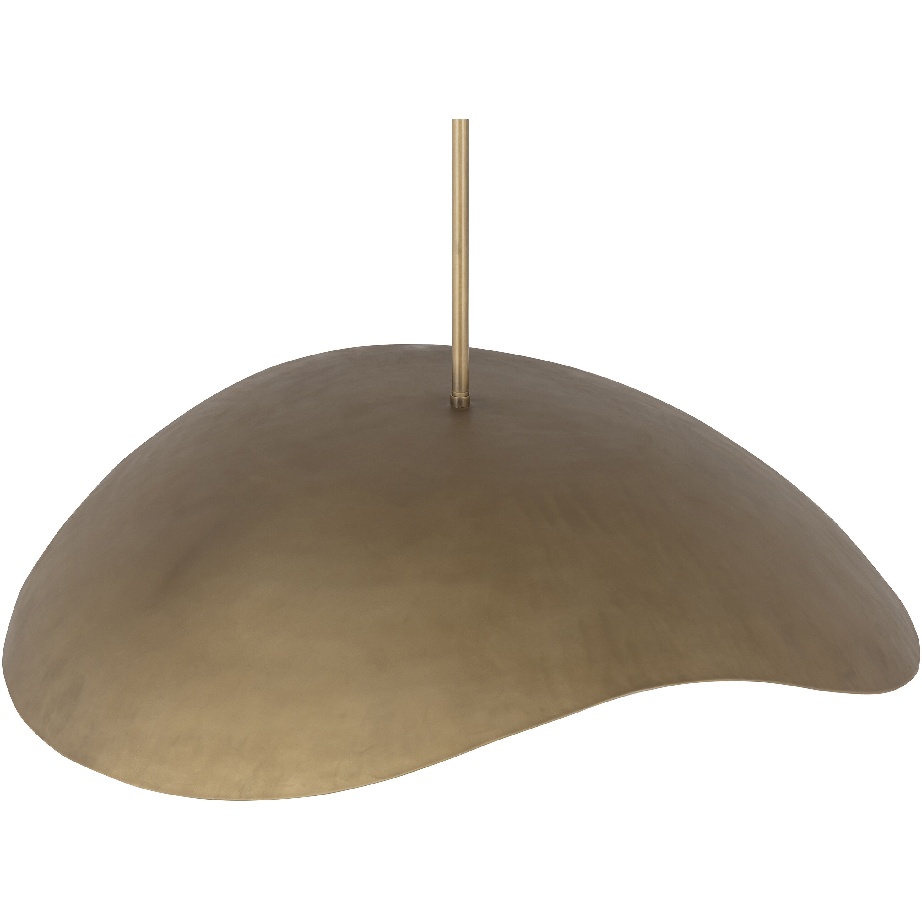 Denarii 4 Light 37 inch Natural Gold Single Pendant Ceiling Light