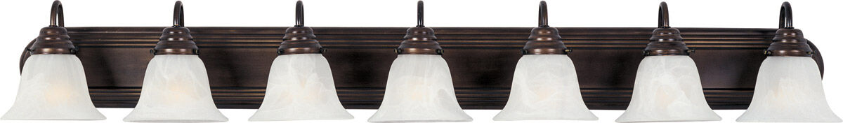 Essentials - 801x 7 Light 48.00 inch Bathroom Vanity Light