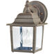Builder Cast 1 Light 8.5 inch Rust Patina Outdoor Wall Mount