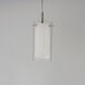 Duo LED 4.5 inch Satin Nickel Mini Pendant Ceiling Light
