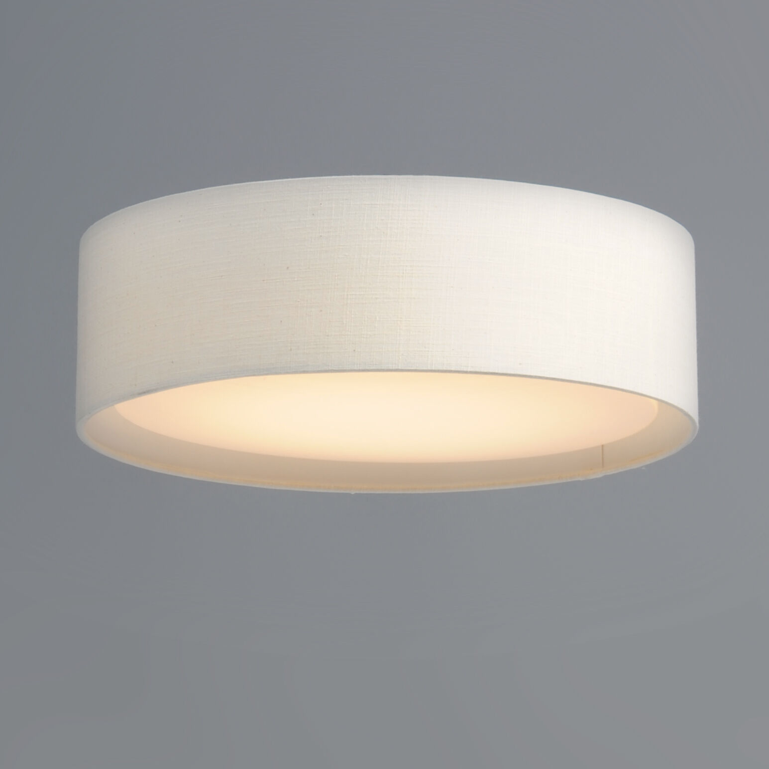 Prime LED 16 inch Flush Mount Ceiling Light in Oatmeal Linen
