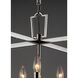 Lucent 5 Light 23.25 inch Polished Nickel Chandelier Ceiling Light