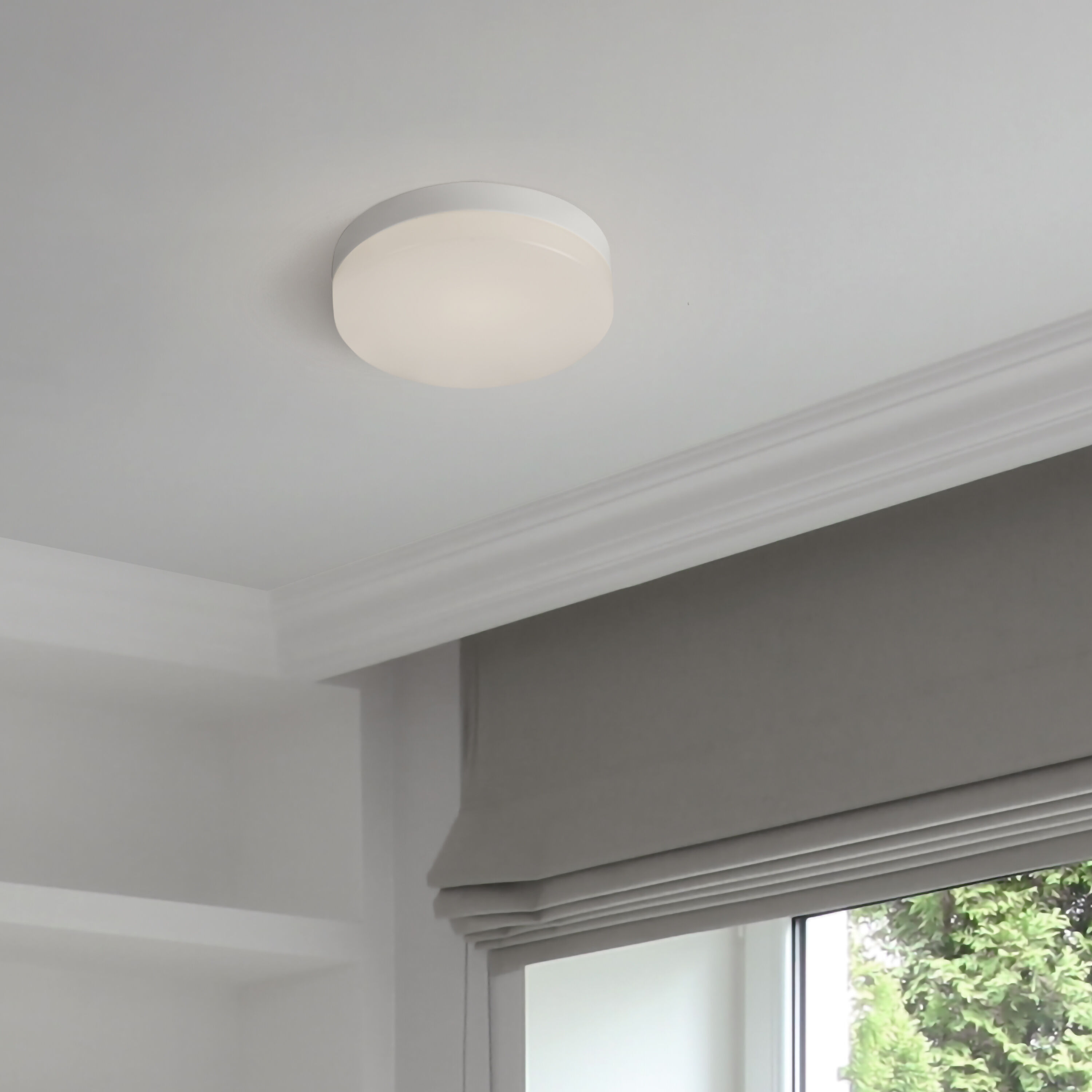 Tuner LED 7 inch White Flush Mount Ceiling Light