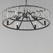Odeon 6 Light 26.75 inch Black Chandelier Ceiling Light