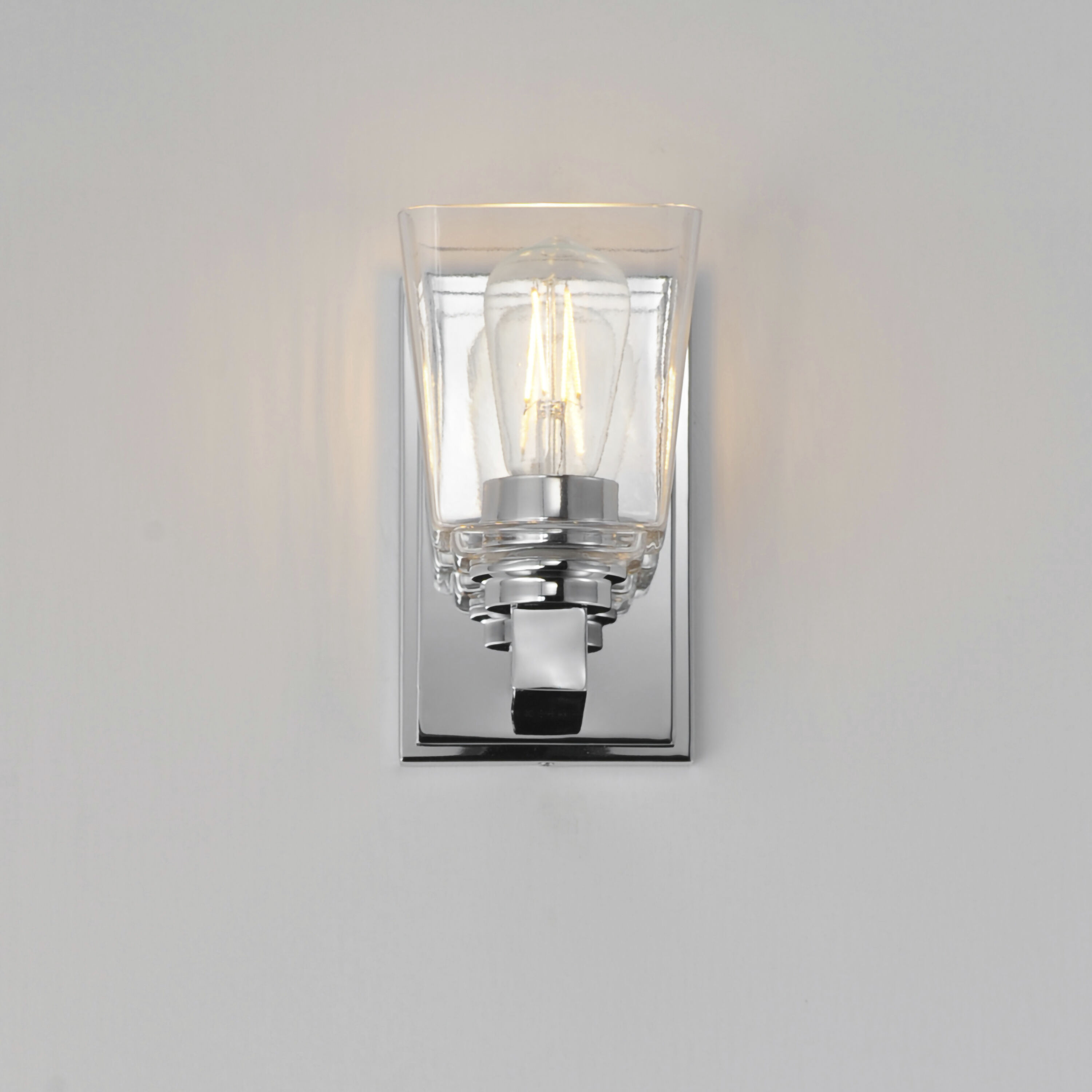 Cubos 1 Light 4.75 inch Polished Chrome Wall Sconce Wall Light