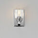 Cubos 1 Light 4.75 inch Polished Chrome Wall Sconce Wall Light