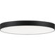 Trim - 0-10 V LED 9 inch Black Flush Mount Ceiling Light