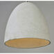Crete LED 12 inch Polished Chrome Single Pendant Ceiling Light