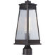 Schooner 1 Light 19 inch Olde Brass Outdoor Pole/Post Mount