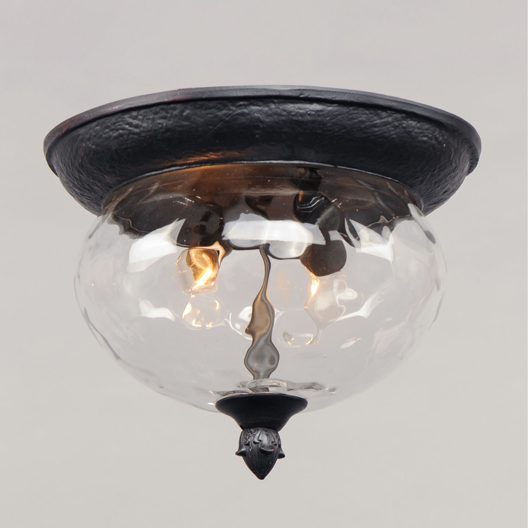 Carriage House DC 2 Light 12 inch Oriental Bronze Outdoor Ceiling Mount