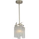 Victoria 1 Light 10.75 inch Golden Silver Single Pendant Ceiling Light