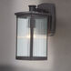 Terrace 1 Light 14 inch Bronze Outdoor Wall Sconce in Clear