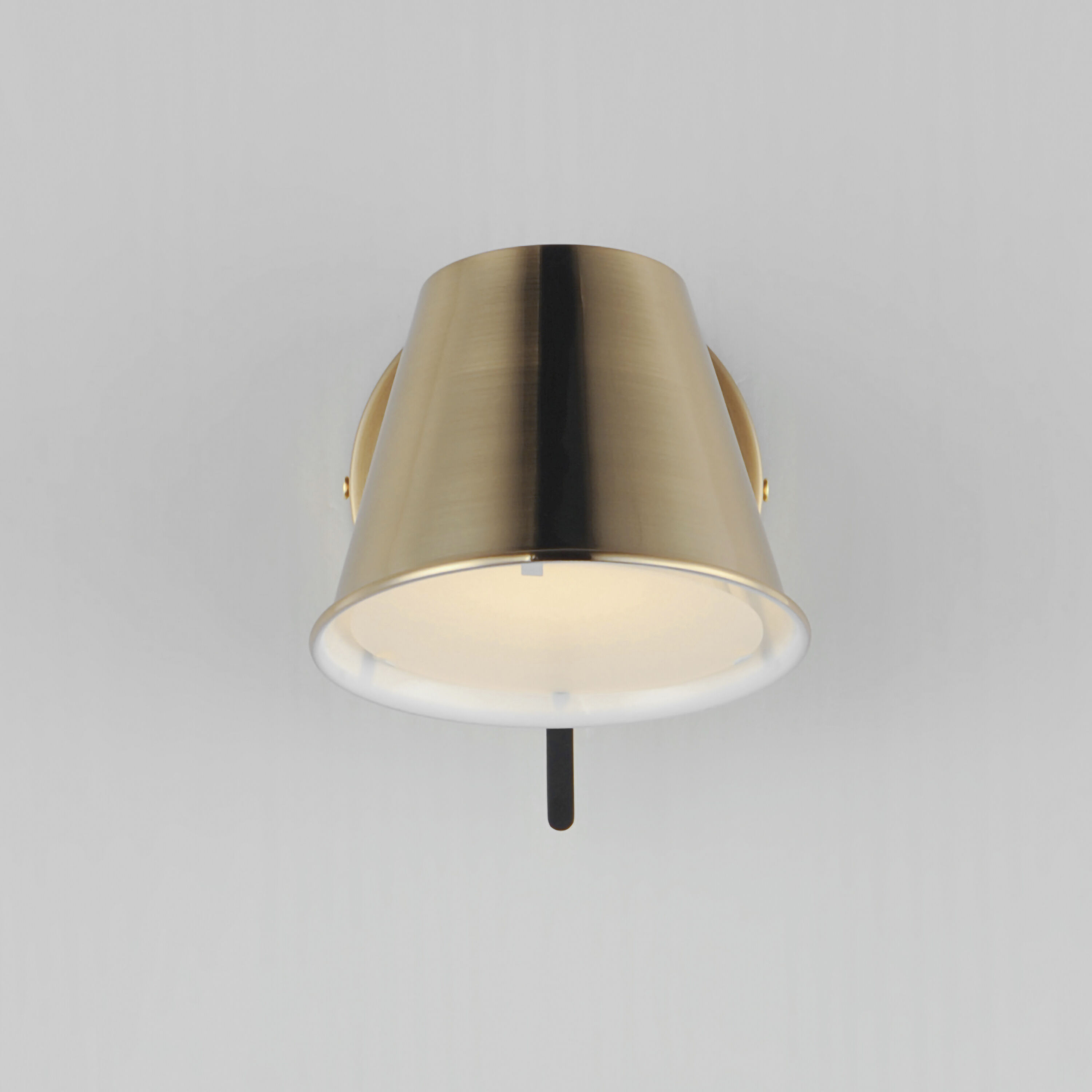 Carlo LED 6 inch Dark Bronze/Leather/Heritage Brass Wall Sconce Wall Light