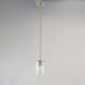 Sleek 1 Light 4 inch Satin Nickel Mini Pendant Ceiling Light
