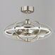 Corona 22 inch Satin Nickel Fandelight
