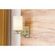 Deven 1 Light 4.75 inch Satin Brass Wall Sconce Wall Light