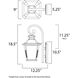 Knoxville LED 18.5 inch Bronze Outdoor Wall Mount