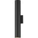 Caldera LED 20.25 inch Black Outdoor Wall Mount