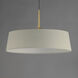 Paramount LED 21.25 inch Natural Aged Brass Single Pendant Ceiling Light
