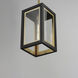Neoclass 1 Light 7 inch Black and Gold Outdoor Pendant