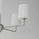 Bristol 5 Light 27 inch Satin Nickel Single-Tier Chandelier Ceiling Light