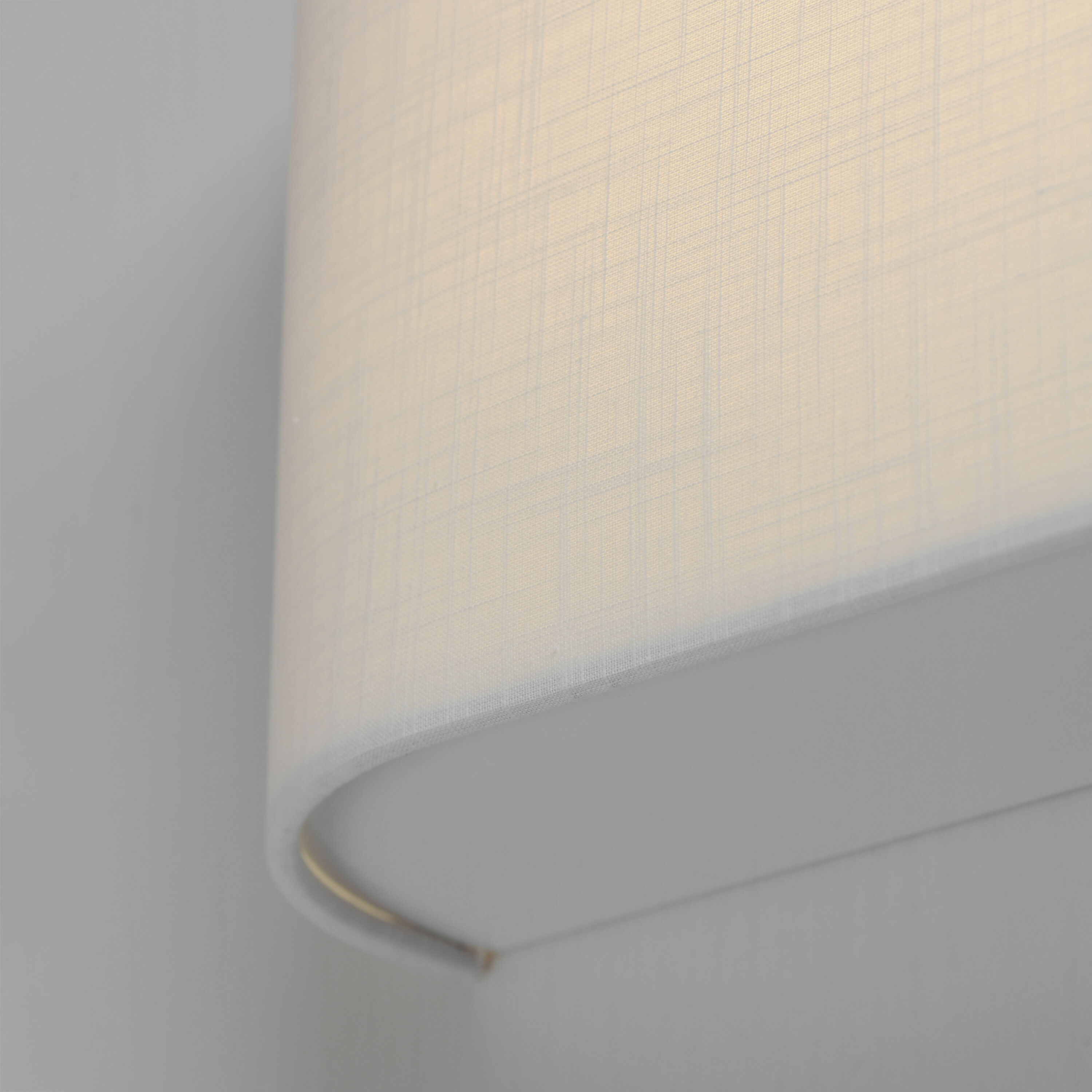 Prime Wall Sconce Wall Light in White Linen