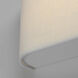 Prime LED 13 inch White Linen ADA Wall Sconce Wall Light
