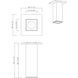 Culvert LED Black Outdoor Flush Mount