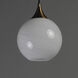 Neve 1 Light 9 inch Natural Aged Brass Single Pendant Ceiling Light