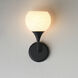 Neve 1 Light 6 inch Black Wall Sconce Wall Light