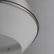 Giza 1 Light 15.5 inch Polished Nickel Single Pendant Ceiling Light