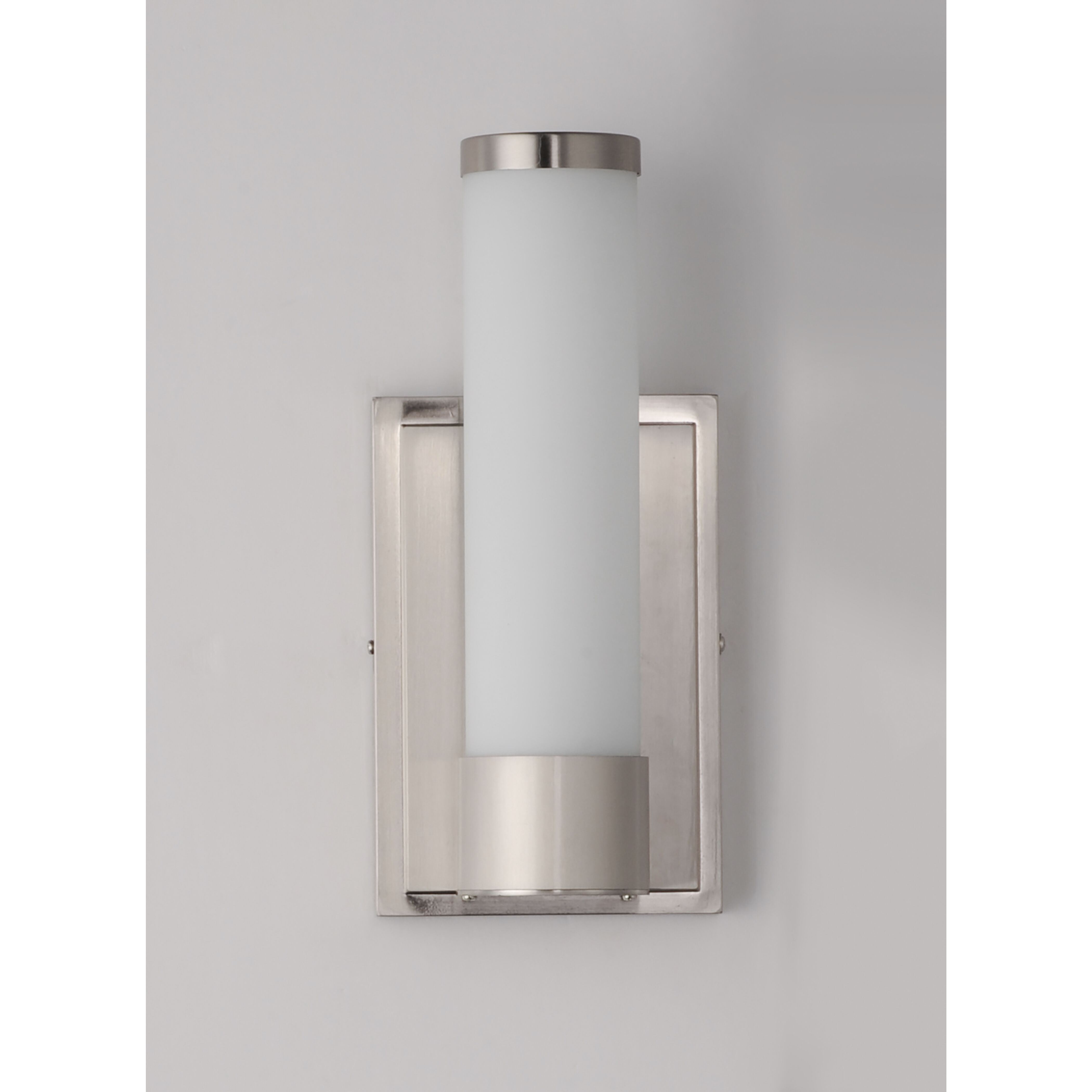 Optic LED 4.75 inch Satin Nickel Bath Vanity Wall Light