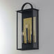 Manchester 3 Light 24 inch Black Outdoor Wall Mount