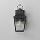 Storybook 1 Light 14.75 inch Black Outdoor Wall Mount