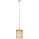 Vannerie 1 Light 12 inch Ecru Single Pendant Ceiling Light