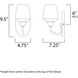 Goblet 1 Light 4.75 inch Black and Satin Nickel Wall Sconce Wall Light