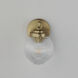 Kasbah 1 Light 6 inch Satin Brass Wall Sconce Wall Light