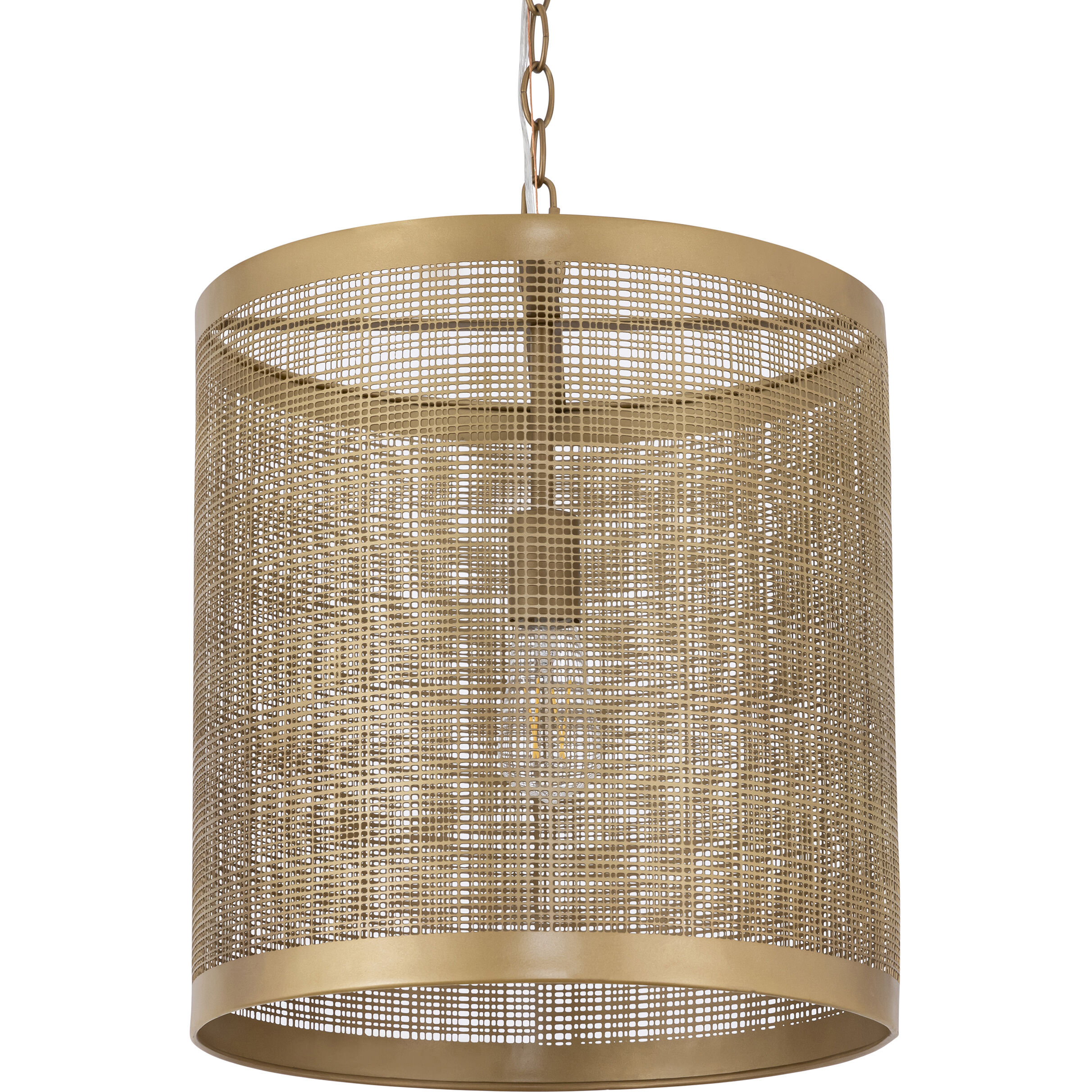 Hatcher 1 Light 15 inch Gold Single Pendant Ceiling Light