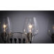 Goblet 4 Light 26 inch Black/Satin Nickel Bath Vanity Wall Light in Black and Satin Nickel