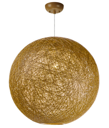 Bali 1 Light 24 inch Outdoor Pendant in Natural