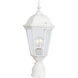Westlake 1 Light 19 inch White Outdoor Pole/Post Mount